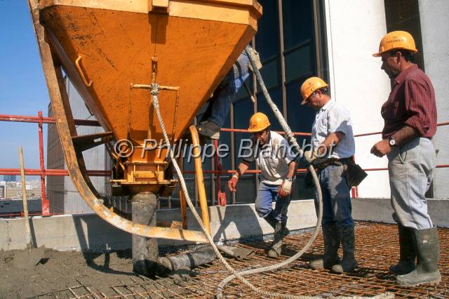 Chantier RATP Paris 12.JPG - Chantier de la RATP, construction du siège social entre 1993 et 1994, quai de la Rapée, Paris 12e